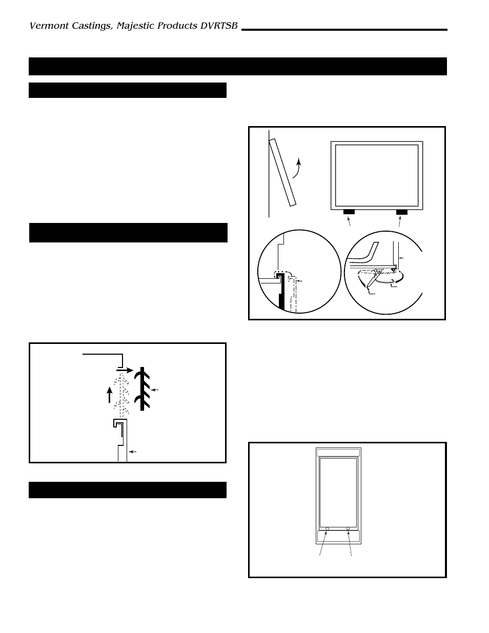 Operating instructions, Vermont castings, majestic products dvrtsb | Vermont Casting DVRTSB User Manual | Page 22 / 36