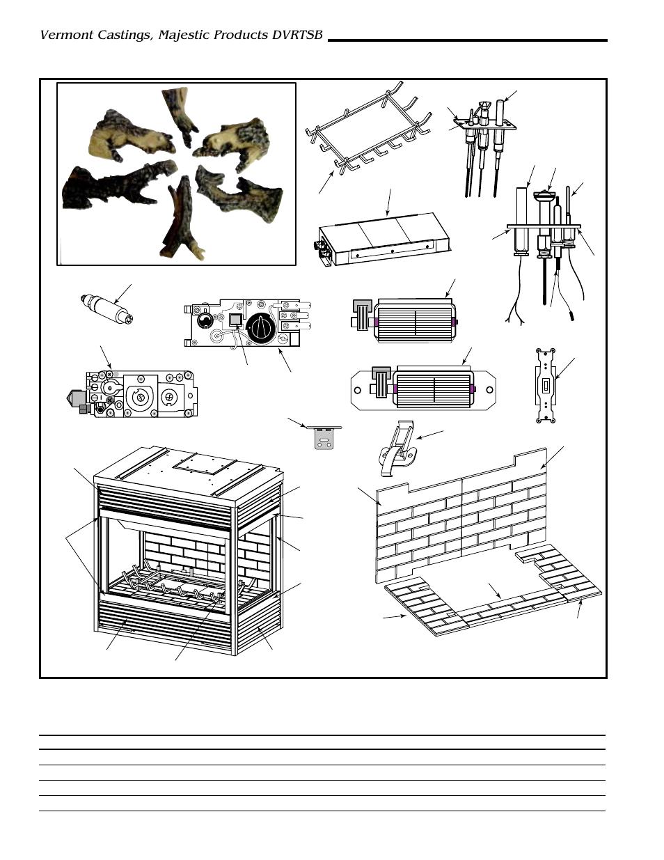 Dvrtsb, Vermont castings, majestic products dvrtsb | Vermont Casting DVRTSB User Manual | Page 30 / 36