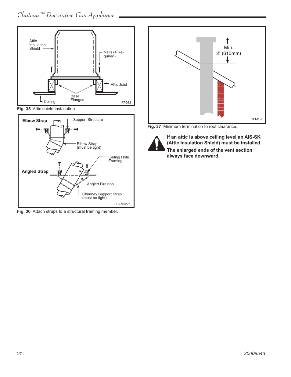Chateau™ decorative gas appliance | Vermont Casting DVT38S2 User Manual | Page 20 / 40