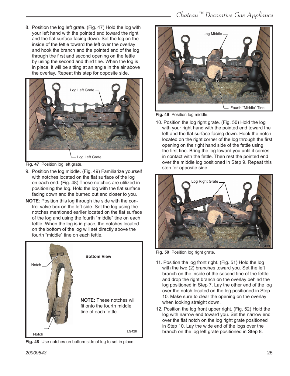 Chateau™ decorative gas appliance | Vermont Casting DVT38S2 User Manual | Page 25 / 40