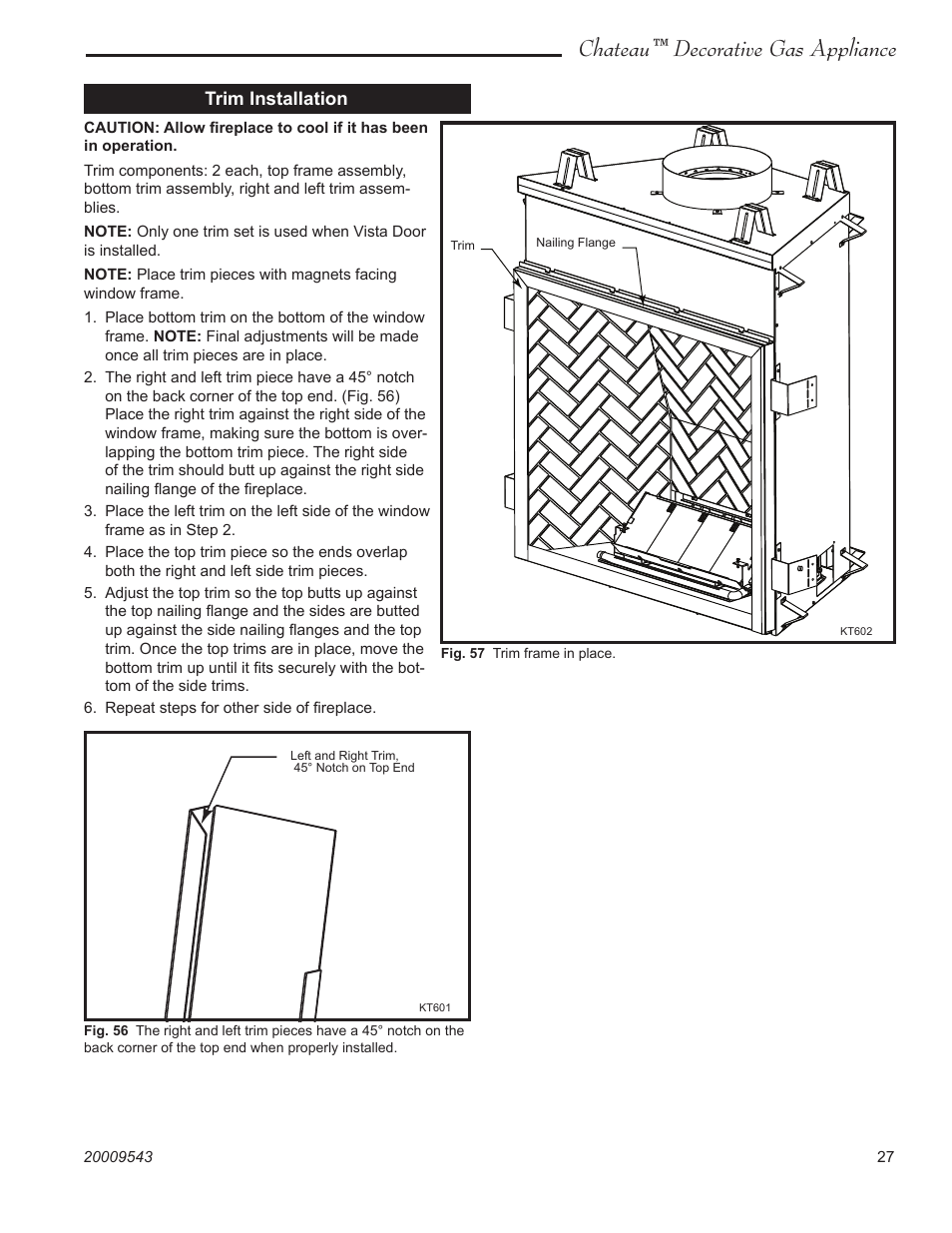 Chateau™ decorative gas appliance | Vermont Casting DVT38S2 User Manual | Page 27 / 40