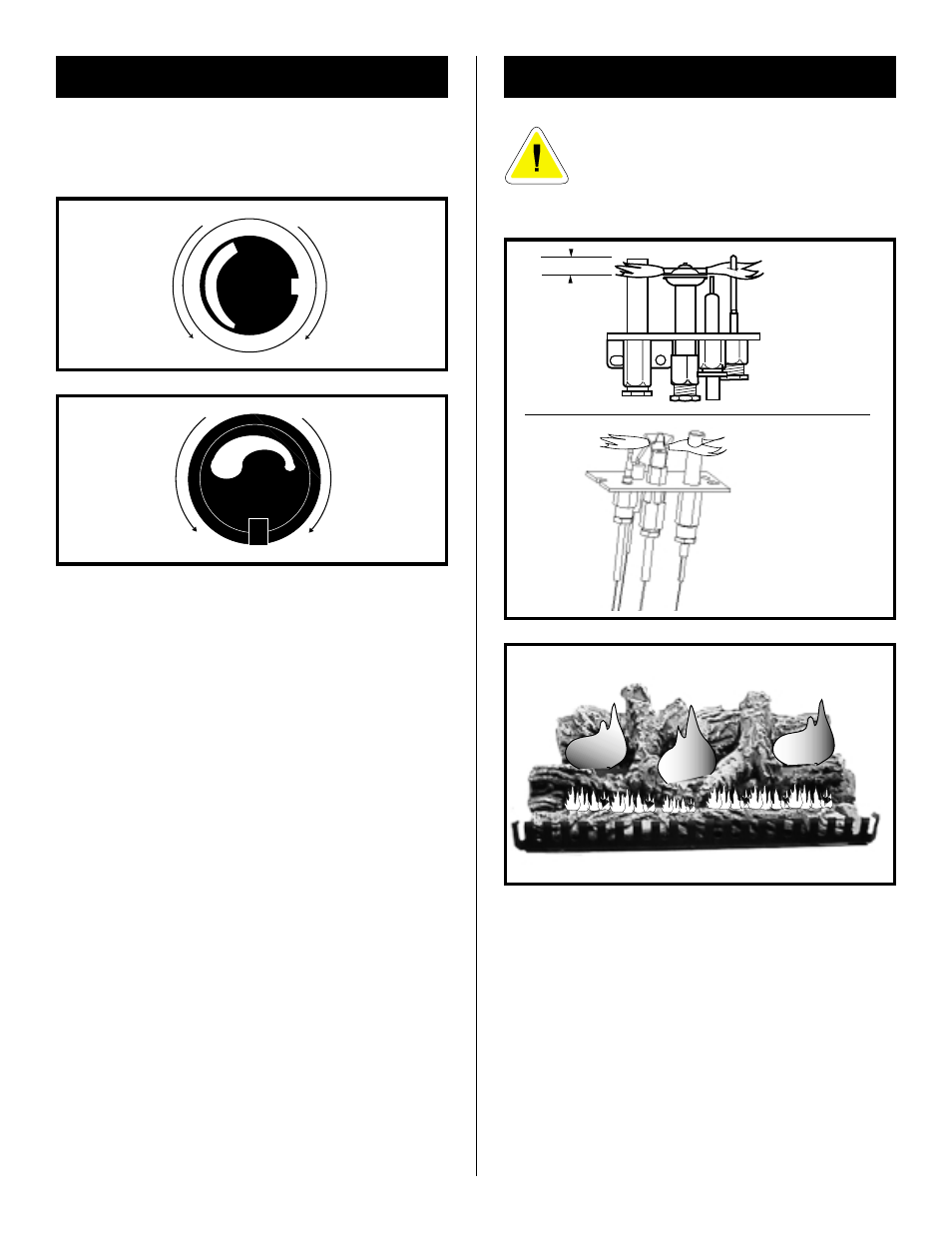 Lo hi, Flame adjustment (rn/rp models), Flame characteristics | A232 | Vermont Casting A232 User Manual | Page 11 / 18