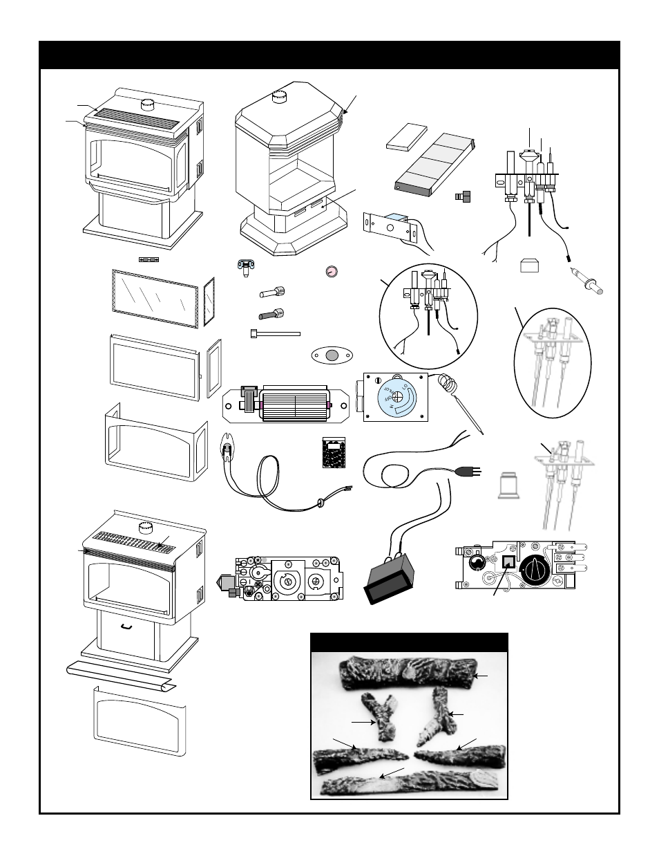 Replacement parts | Vermont Casting A232 User Manual | Page 16 / 18