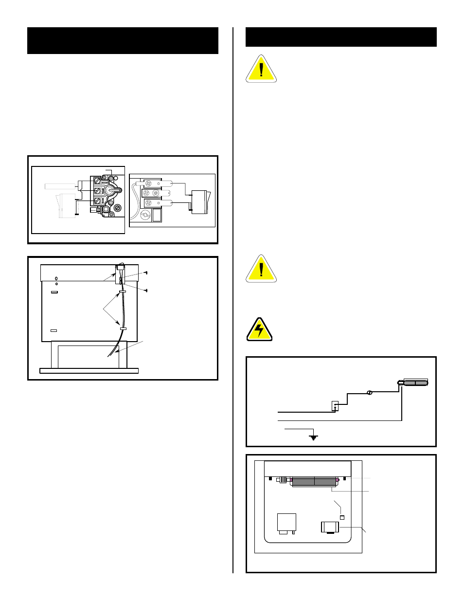 Installation of remote switch for rn/rp gas valve, Optional fan kit - fk24 | Vermont Casting A232 User Manual | Page 6 / 18