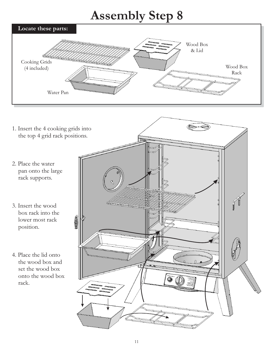 Assembly step 8 | Vermont Casting VC3624GS User Manual | Page 13 / 24