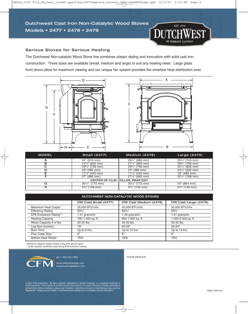 Vermont Casting 2478 User Manual | Page 4 / 4