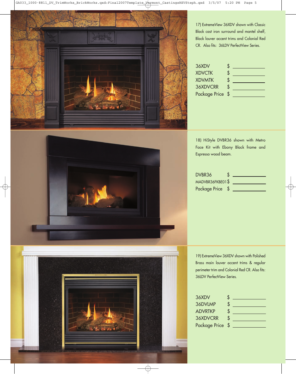 Vermont Casting TrimWorks & BrickWorks 36LDV User Manual | Page 5 / 8