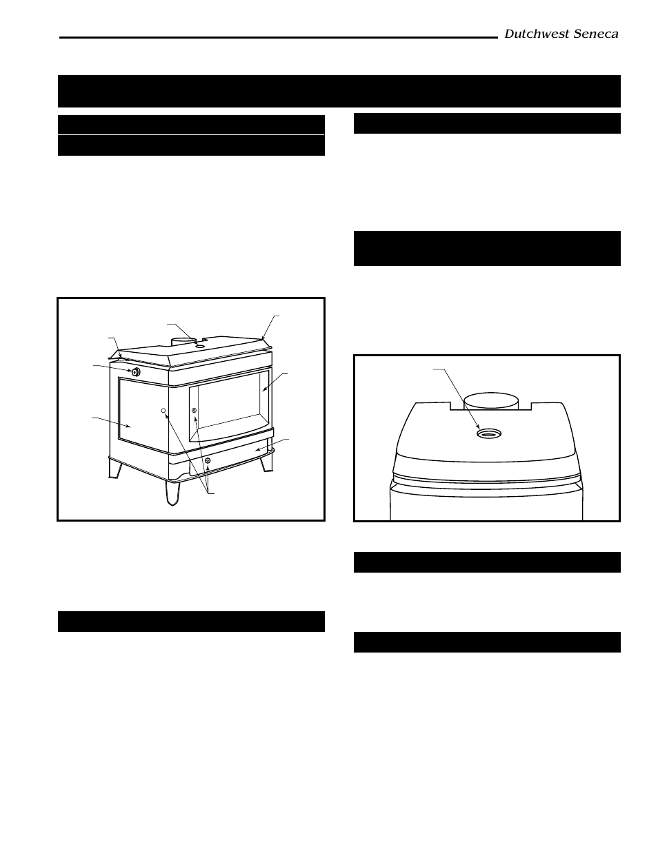 Operation, Dutchwest seneca | Vermont Casting 2170 User Manual | Page 17 / 30