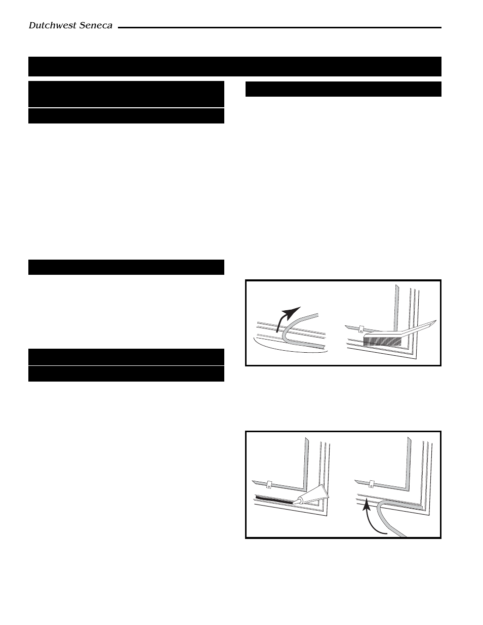 Maintenance, Dutchwest seneca | Vermont Casting 2170 User Manual | Page 22 / 30