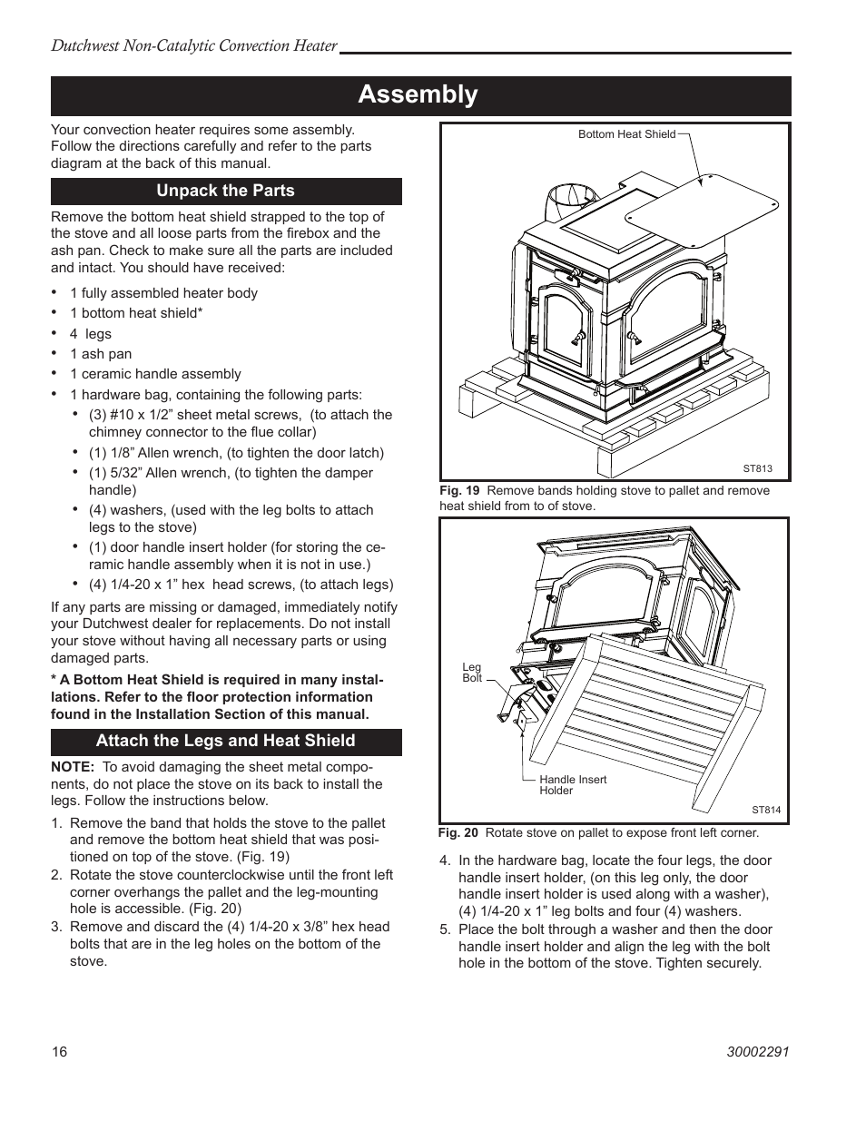 Assembly | Vermont Casting 2479 User Manual | Page 16 / 32