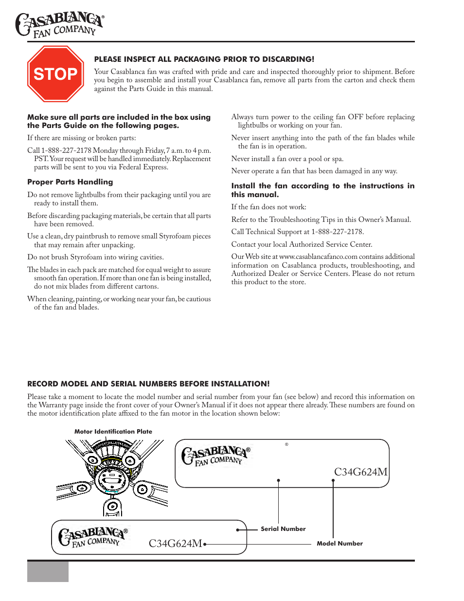 Vermont Casting Vermont Ceiling C34G624M User Manual | Page 2 / 21
