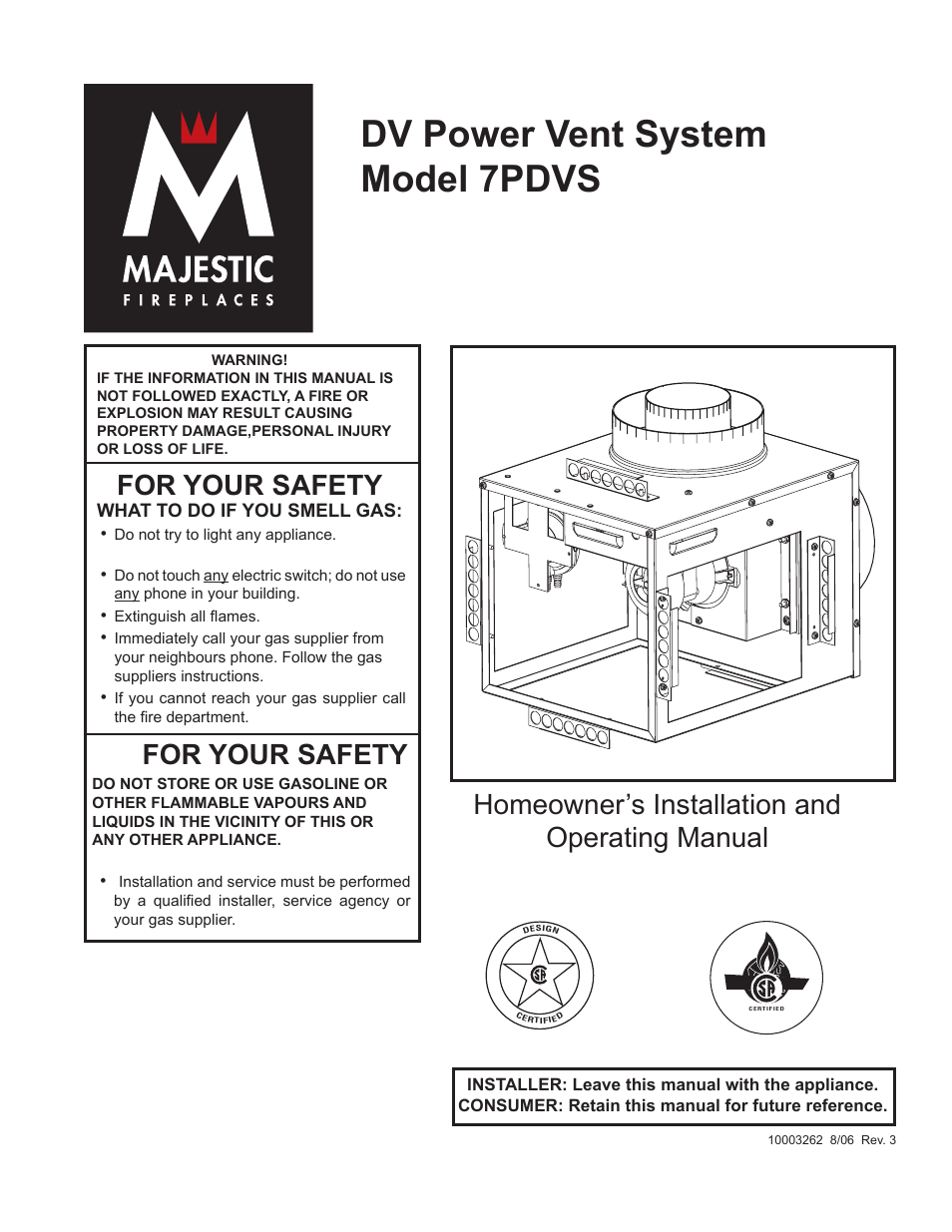 Vermont Casting 7PDVS User Manual | 24 pages