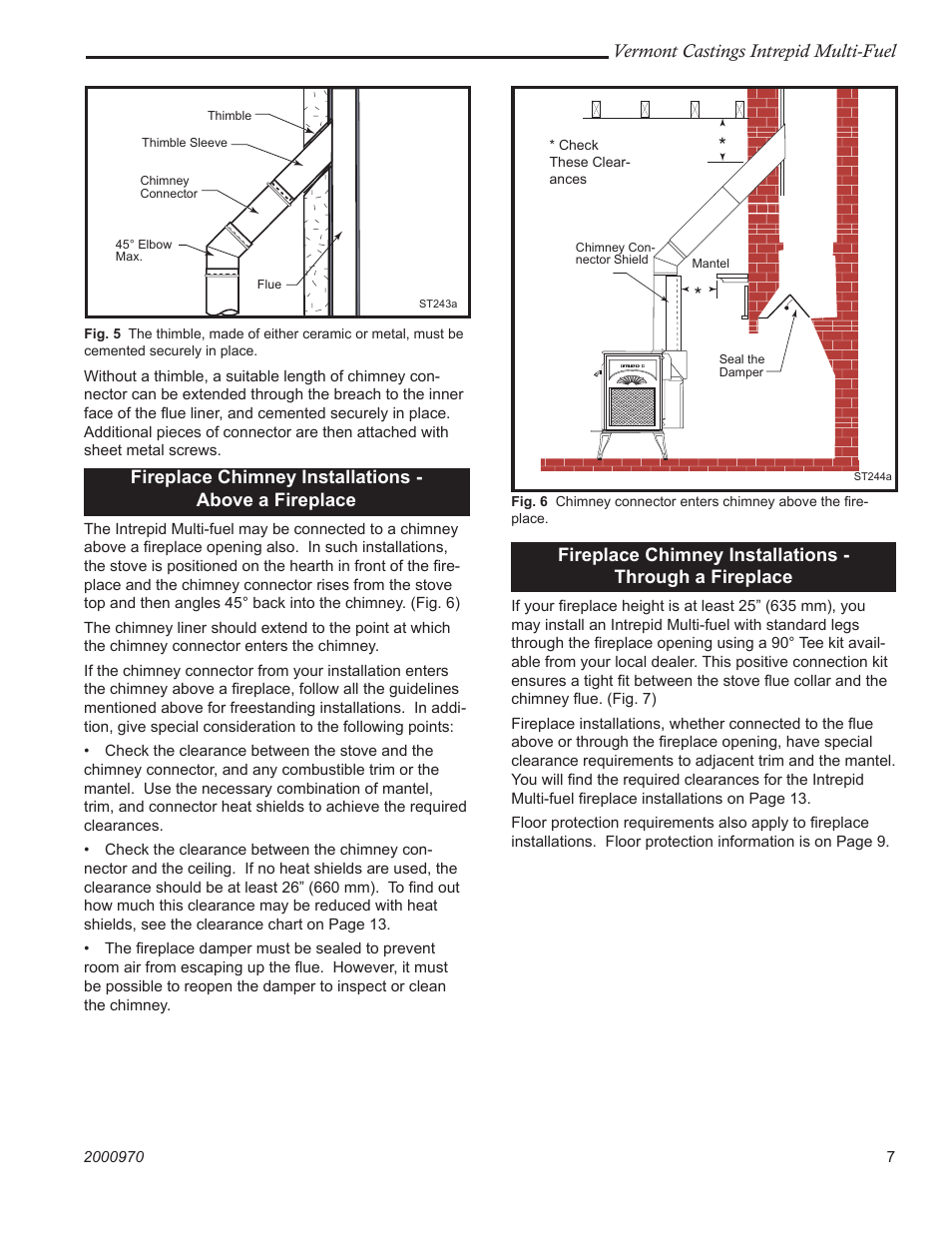 Vermont castings intrepid multi-fuel | Vermont Casting 1695 User Manual | Page 7 / 32