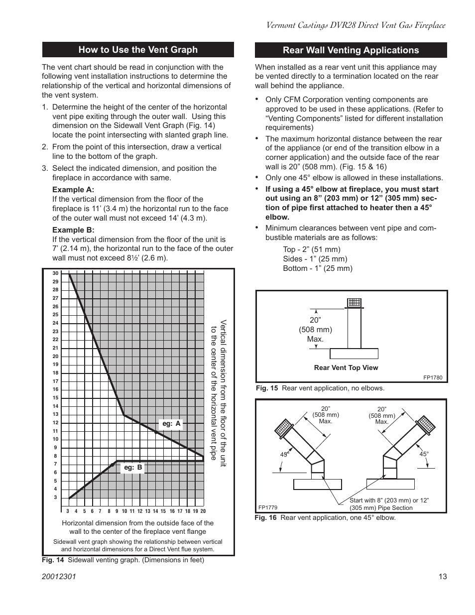 Vermont castings dvr28 direct vent gas fireplace | Vermont Casting DVR28IN User Manual | Page 13 / 32