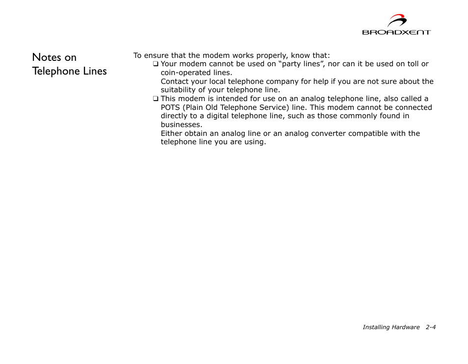 CREATIVE DSI V.92 User Manual | Page 15 / 60