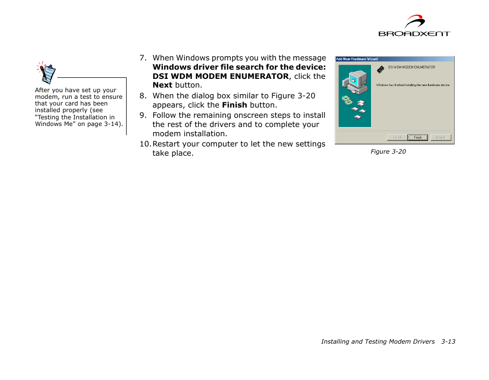 CREATIVE DSI V.92 User Manual | Page 29 / 60