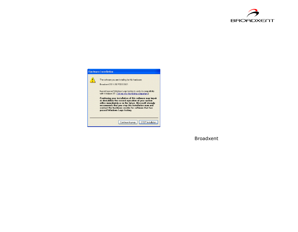 Problems with installing broadxent drivers | CREATIVE DSI V.92 User Manual | Page 56 / 60