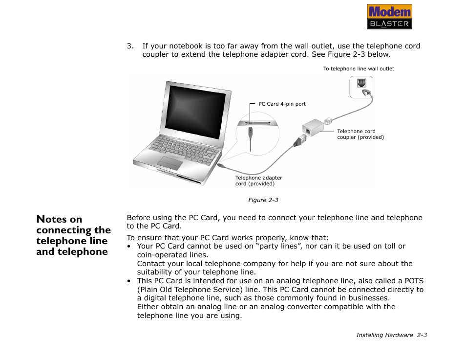 CREATIVE Modem Blaster V.92 PCMCIA DI5611 User Manual | Page 19 / 40