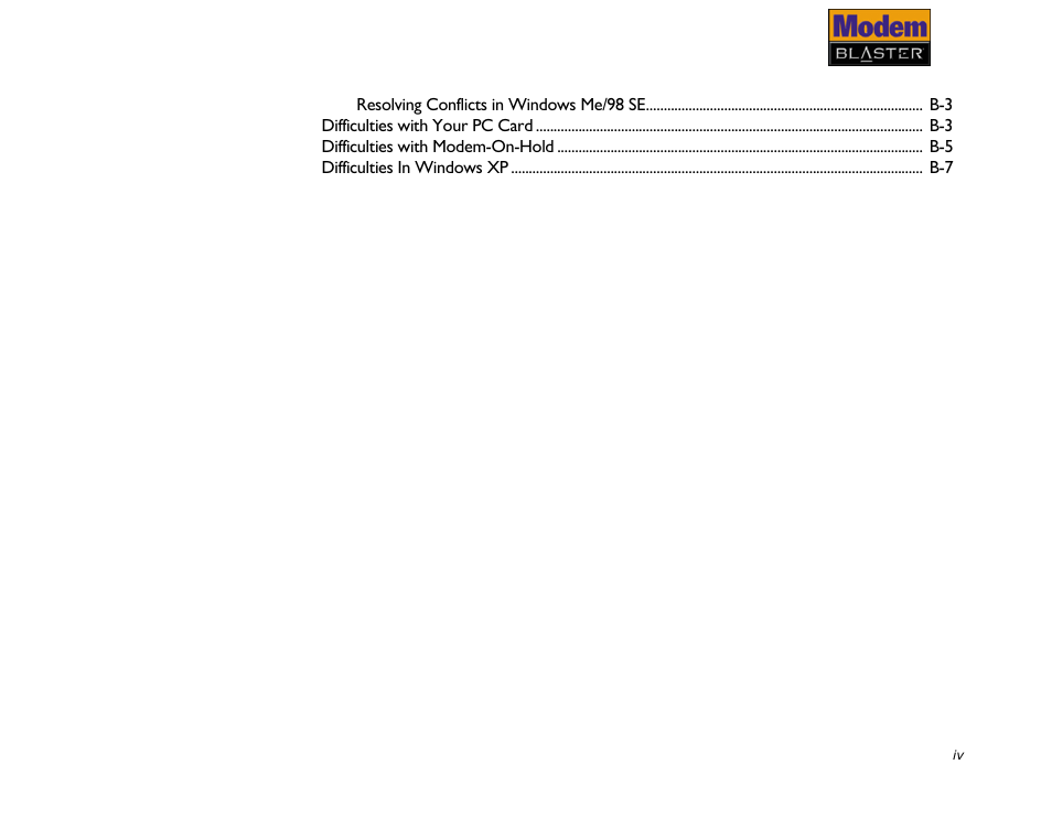 CREATIVE Modem Blaster V.92 PCMCIA DI5611 User Manual | Page 6 / 40