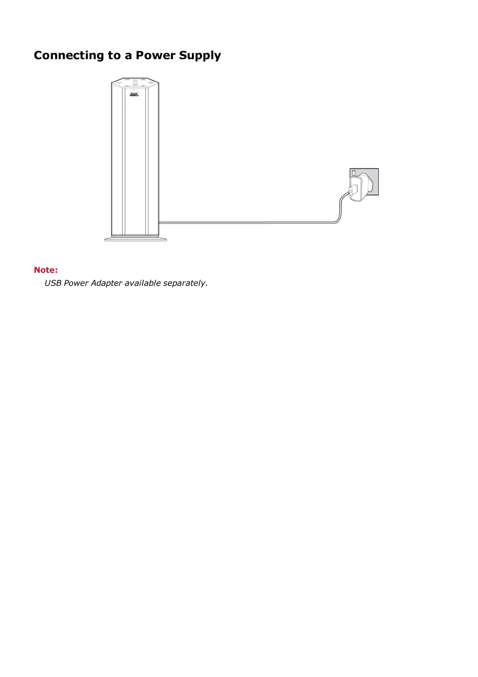 Connecting to a power supply | CREATIVE Sound BlasterAxx SB1390 (SBX10) User Manual | Page 8 / 33