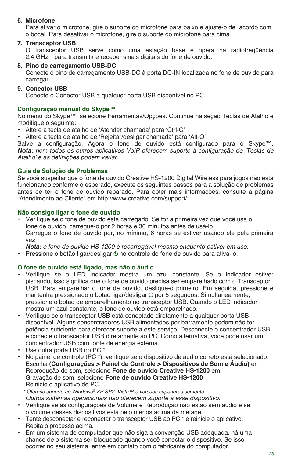 CREATIVE Digital Wireless Gaming Headset HS-1200 User Manual | Page 27 / 52