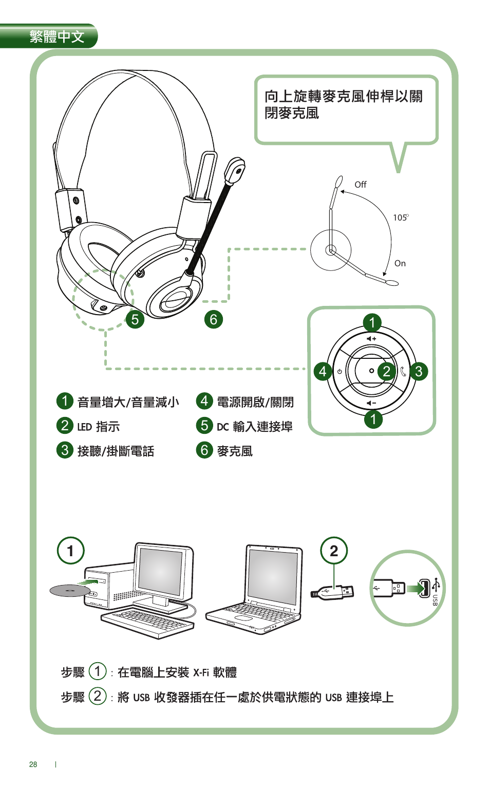 CREATIVE Digital Wireless Gaming Headset HS-1200 User Manual | Page 30 / 52