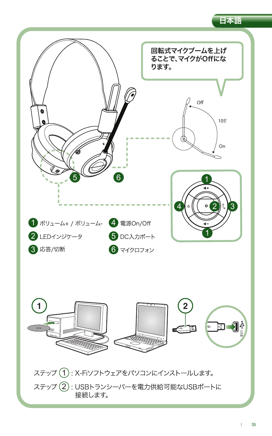 CREATIVE Digital Wireless Gaming Headset HS-1200 User Manual | Page 37 / 52