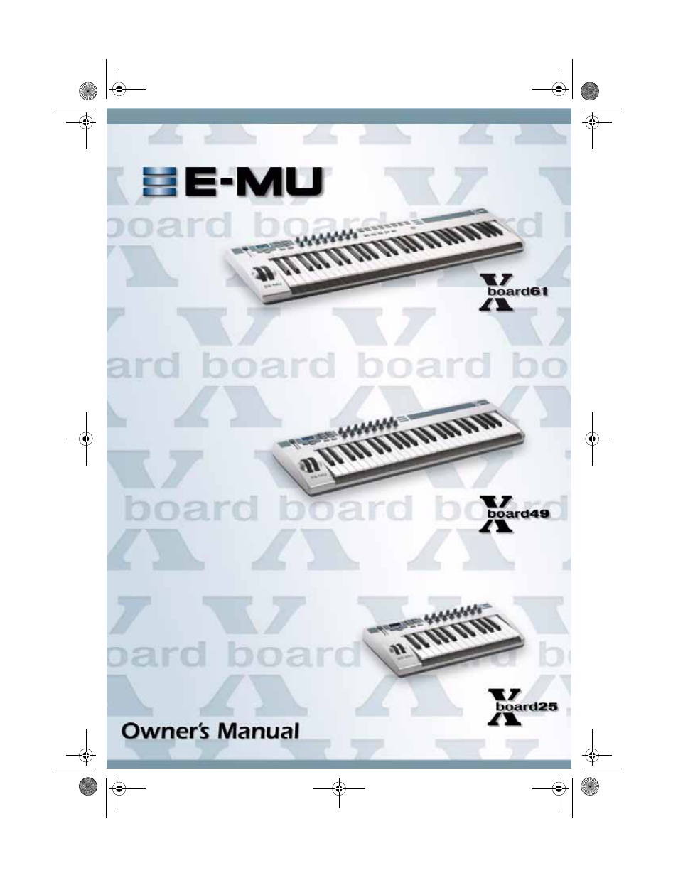 CREATIVE X Board.book E-MU User Manual | 73 pages