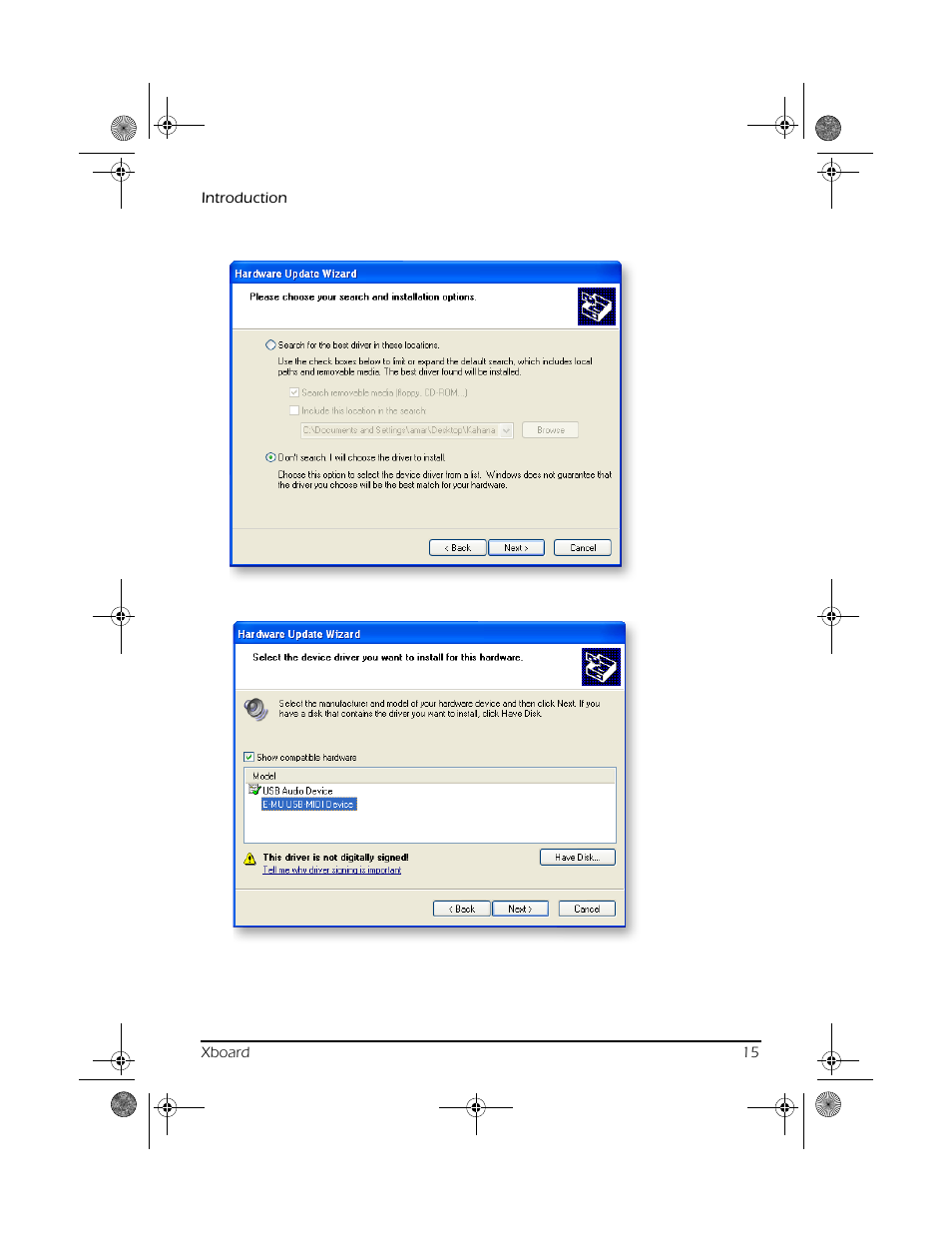 CREATIVE X Board.book E-MU User Manual | Page 15 / 73