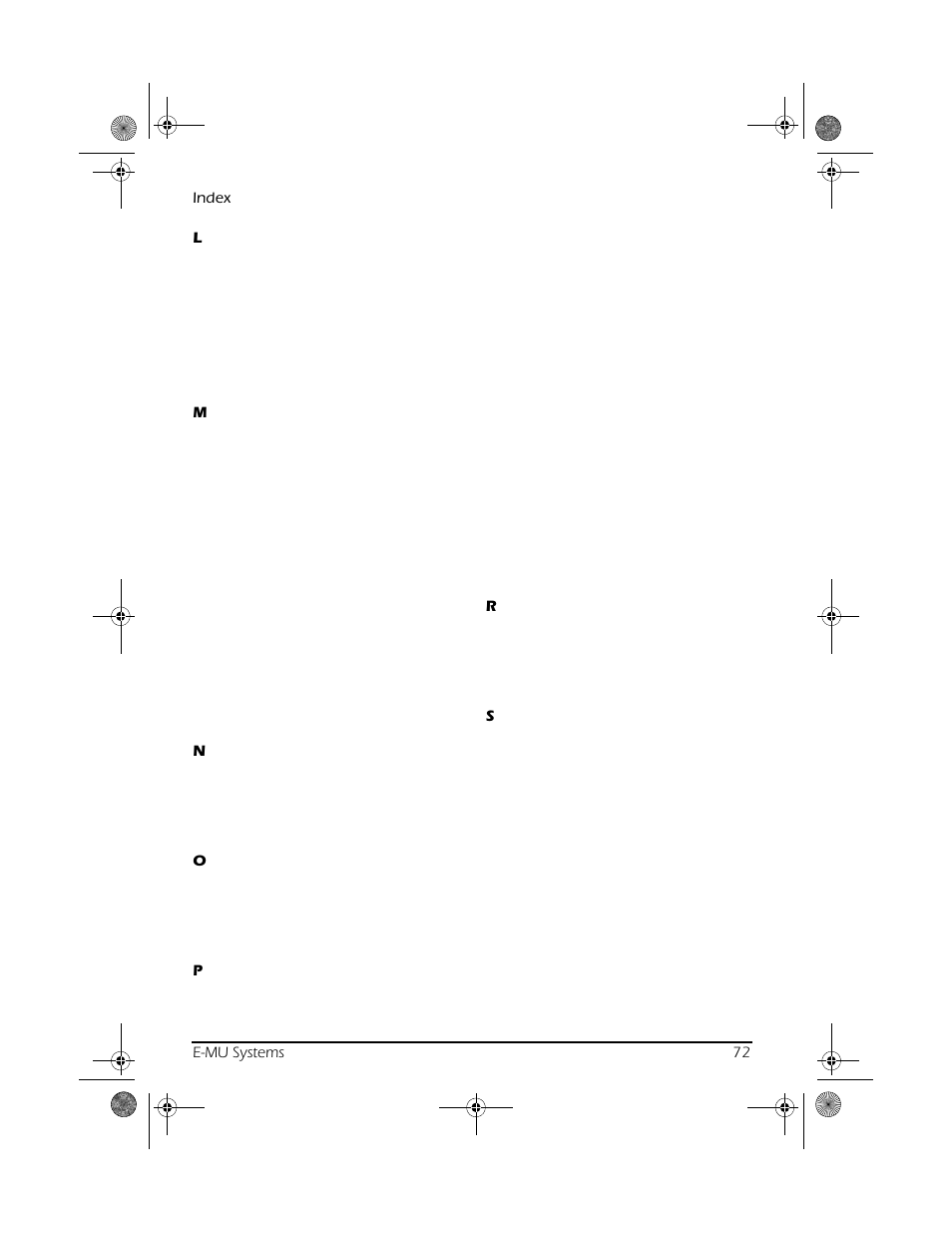 CREATIVE X Board.book E-MU User Manual | Page 72 / 73