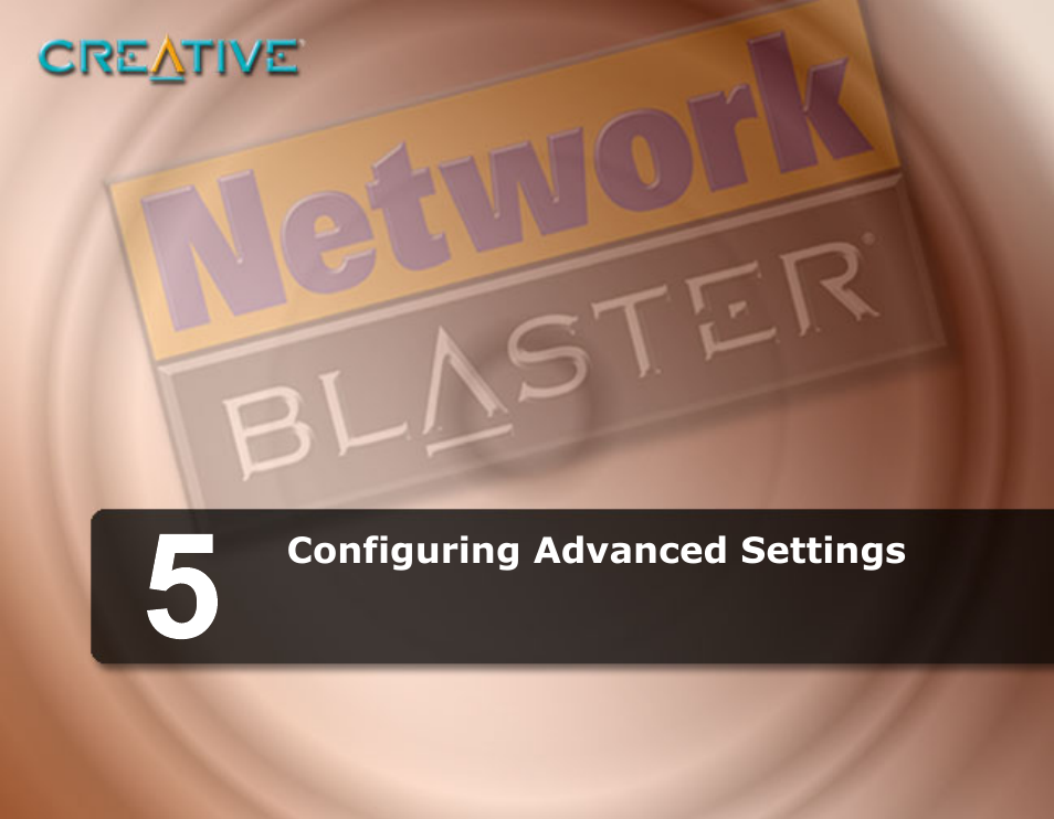 Configuring advanced settings | CREATIVE Network Blaster Wireless Access Point Router CW2202 User Manual | Page 34 / 65