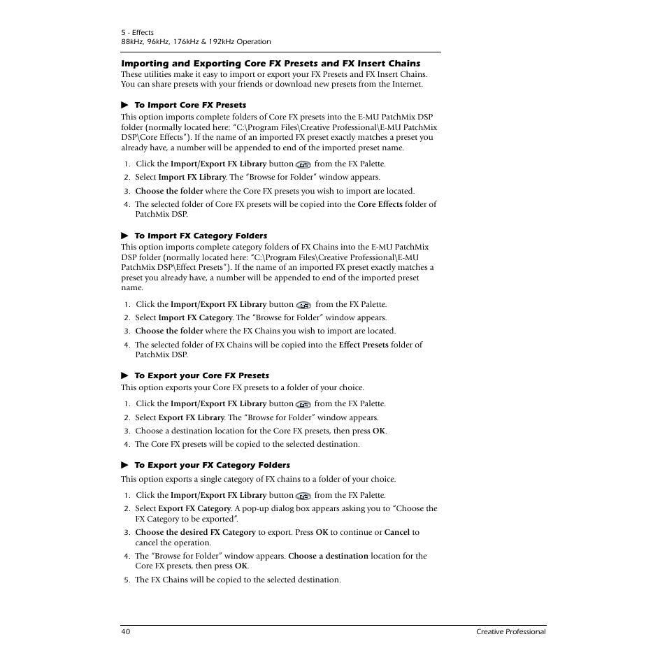 E-MU 0404 PCI User Manual | Page 48 / 96