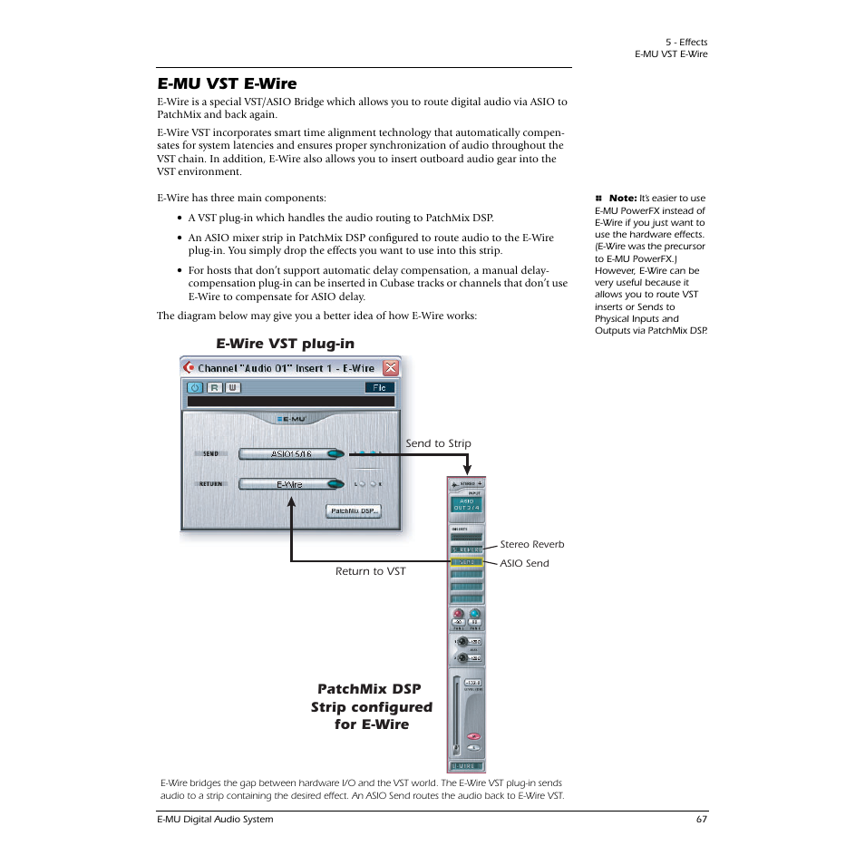 E-mu vst e-wire | E-MU 0404 PCI User Manual | Page 75 / 96