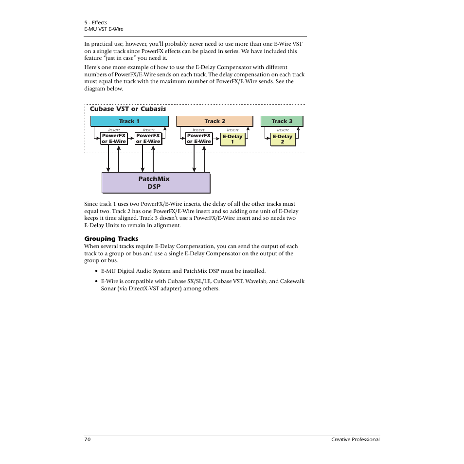 Grouping tracks | E-MU 0404 PCI User Manual | Page 78 / 96