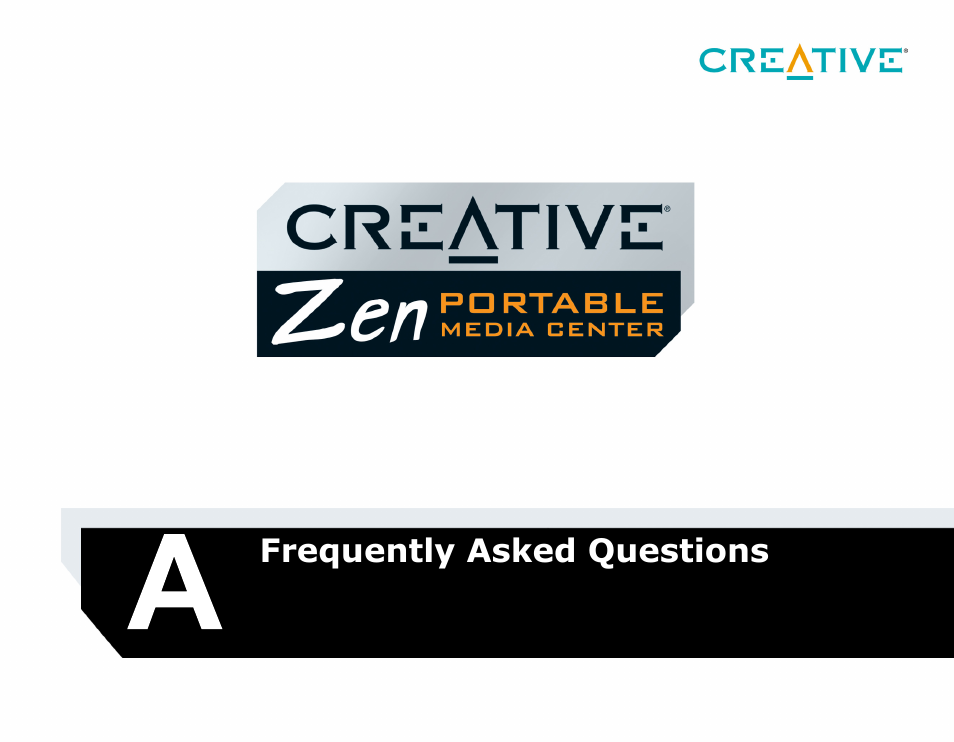 Frequently asked questions, B frequently asked questions | CREATIVE Zen Portable Media Center User Manual | Page 45 / 53