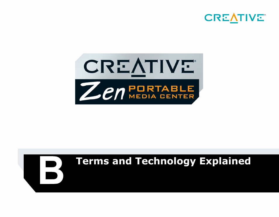 Terms and technology explained, C terms and technology explained | CREATIVE Zen Portable Media Center User Manual | Page 51 / 53