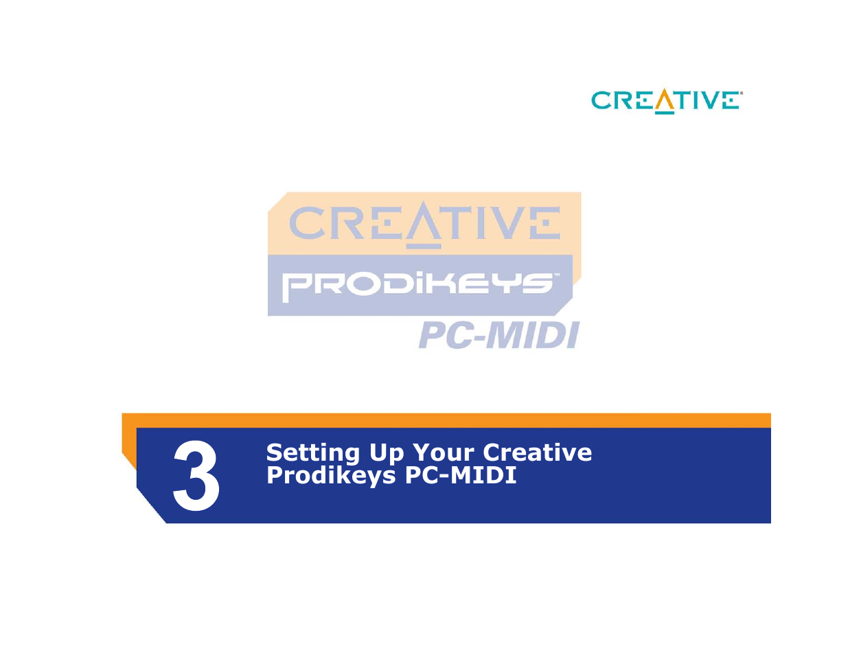 Setting up your creative prodikeys pc-midi | CREATIVE Prodikeys PC-MIDI PC-MIDI User Manual | Page 12 / 25