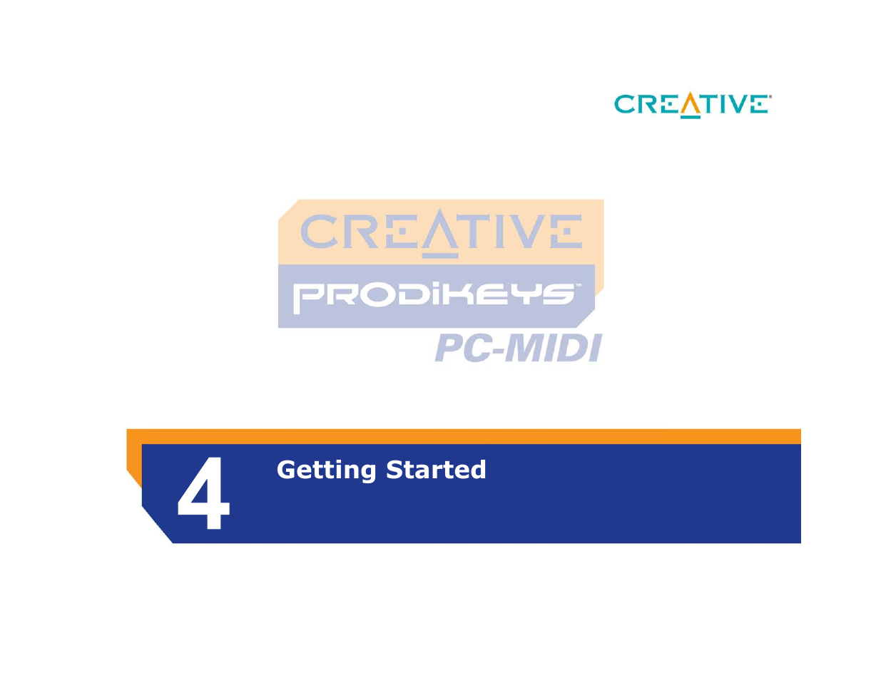 Getting started | CREATIVE Prodikeys PC-MIDI PC-MIDI User Manual | Page 15 / 25