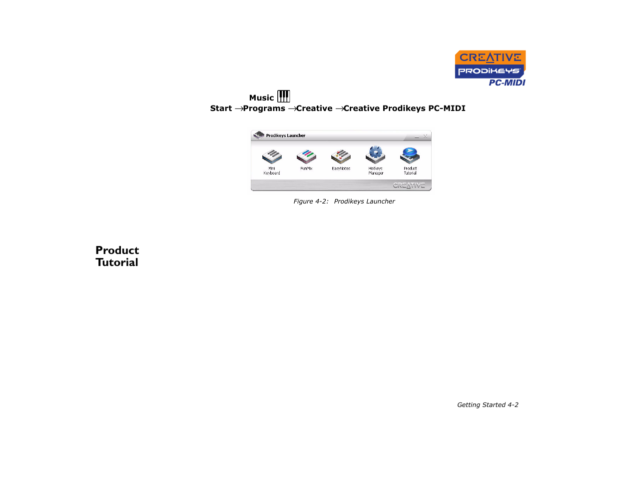 Product tutorial, Product tutorial -2 | CREATIVE Prodikeys PC-MIDI PC-MIDI User Manual | Page 17 / 25
