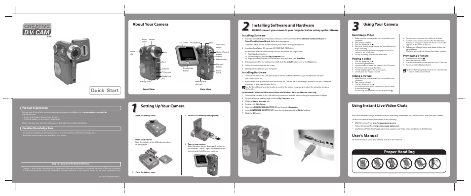 CREATIVE DiVi Cam 4X DIGIT User Manual | 1 page