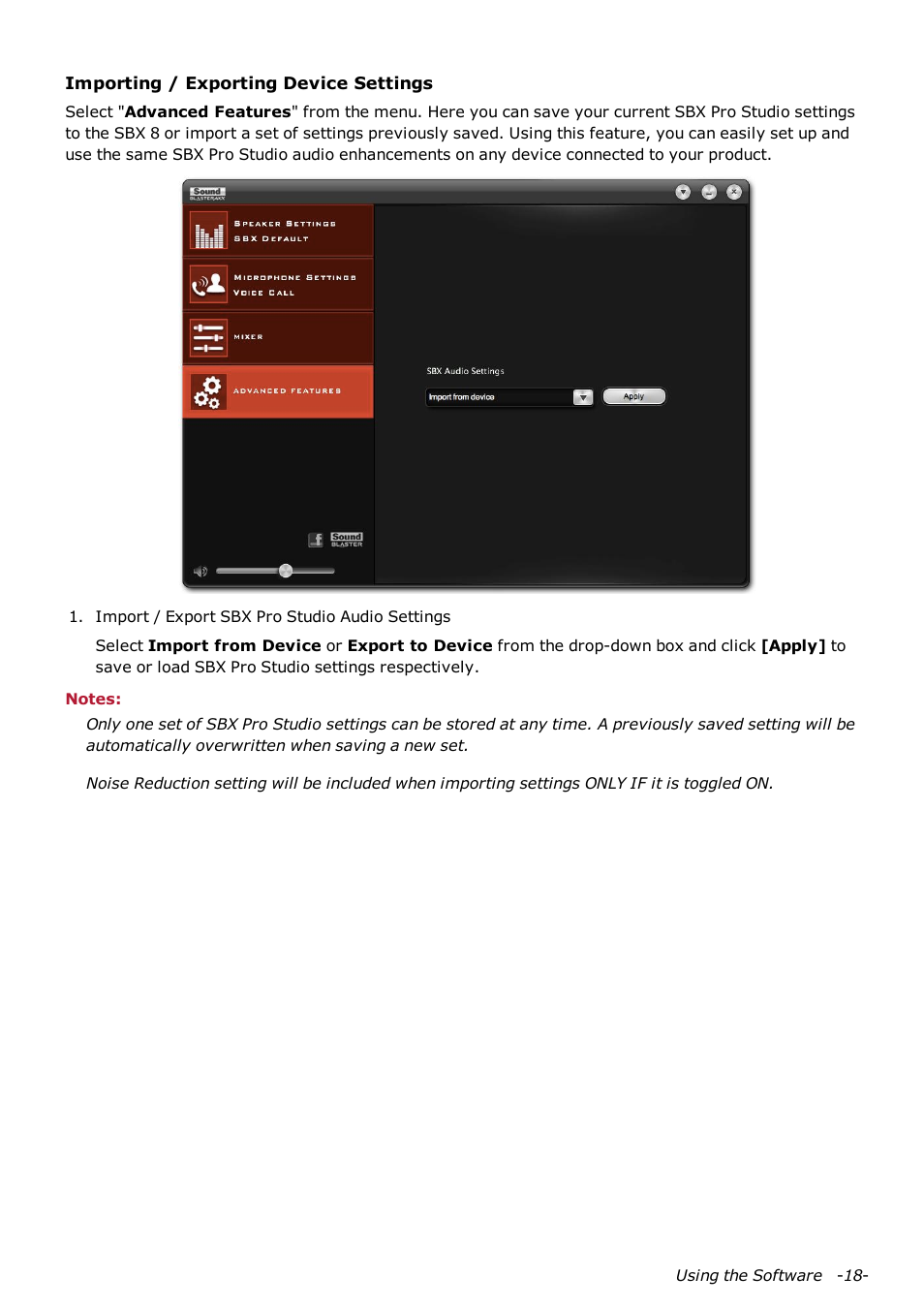 CREATIVE Sound Blaster AXX SB1380 User Manual | Page 19 / 28