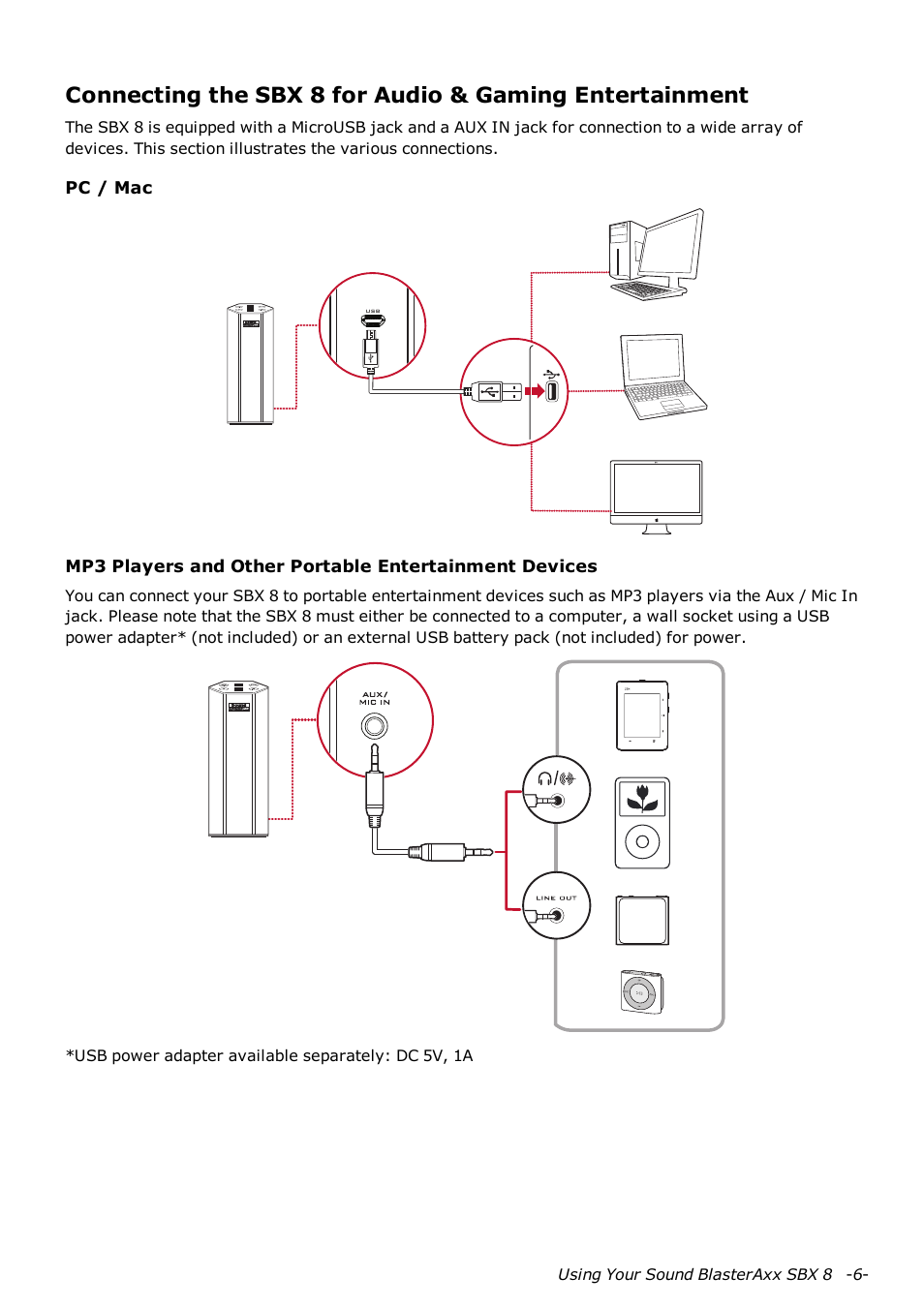 CREATIVE Sound Blaster AXX SB1380 User Manual | Page 7 / 28