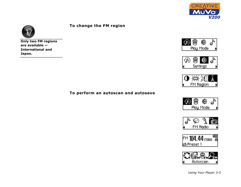 CREATIVE MuVo V200 User Manual | Page 27 / 58