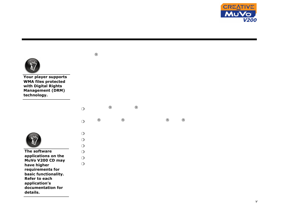 Introduction, Minimum system requirements, Before you begin | CREATIVE MuVo V200 User Manual | Page 8 / 58