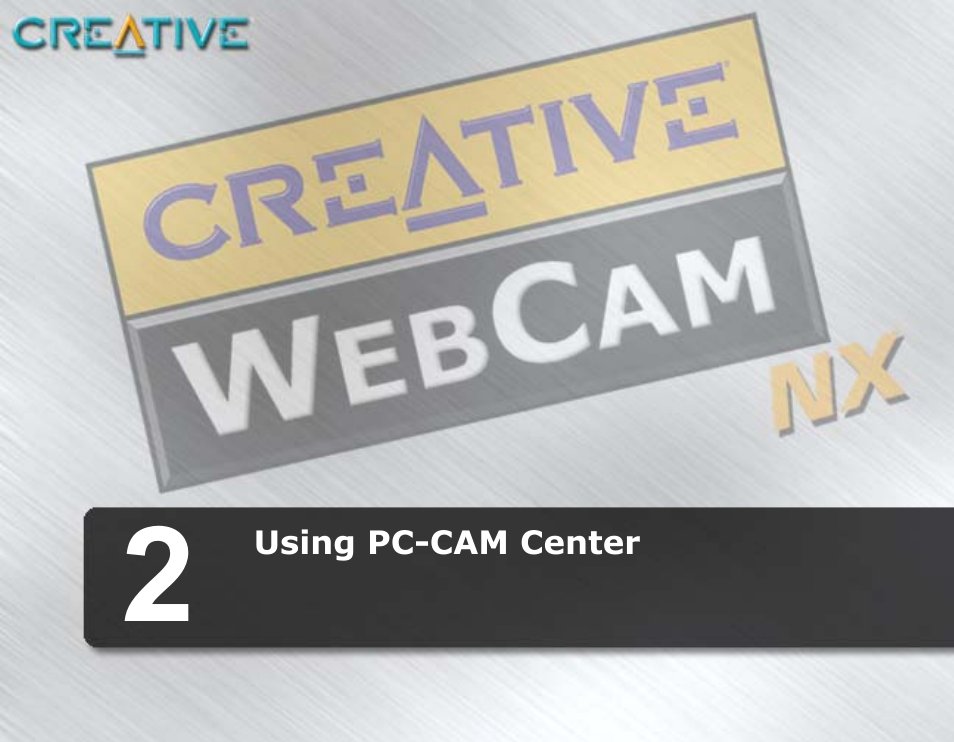 Using pc-cam center | CREATIVE Digital Video Camera Kit WebCam NX User Manual | Page 15 / 31