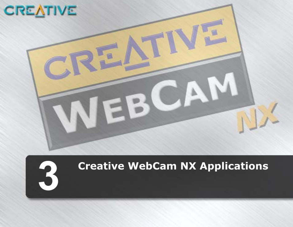 Creative webcam nx applications | CREATIVE Digital Video Camera Kit WebCam NX User Manual | Page 20 / 31
