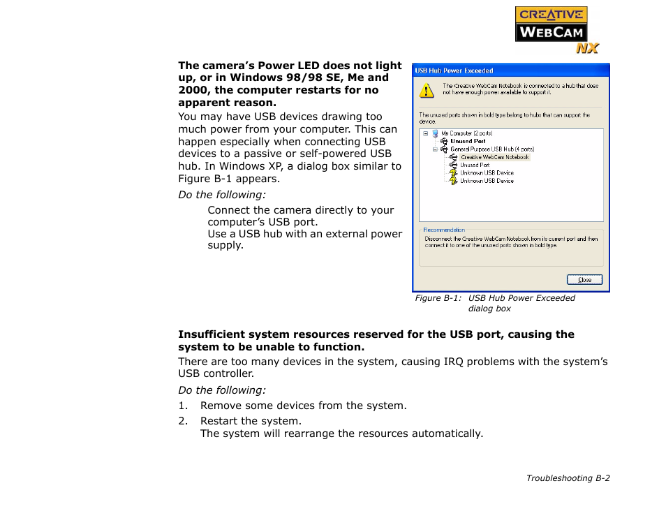 CREATIVE Digital Video Camera Kit WebCam NX User Manual | Page 28 / 31