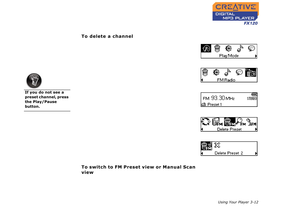 CREATIVE Digtial MP3 Player FX120 User Manual | Page 33 / 61