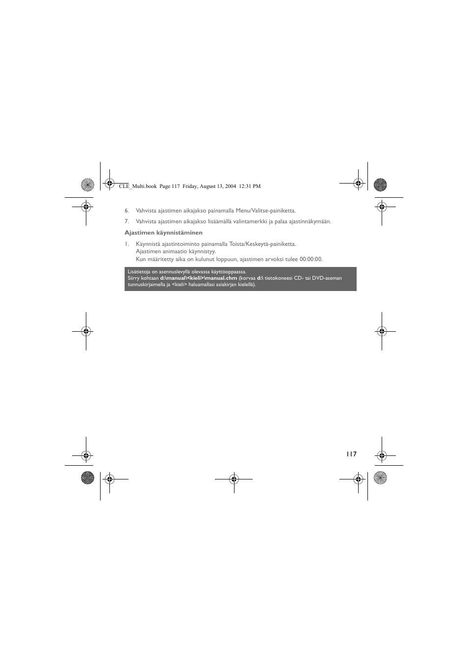 CREATIVE CLE User Manual | Page 117 / 157