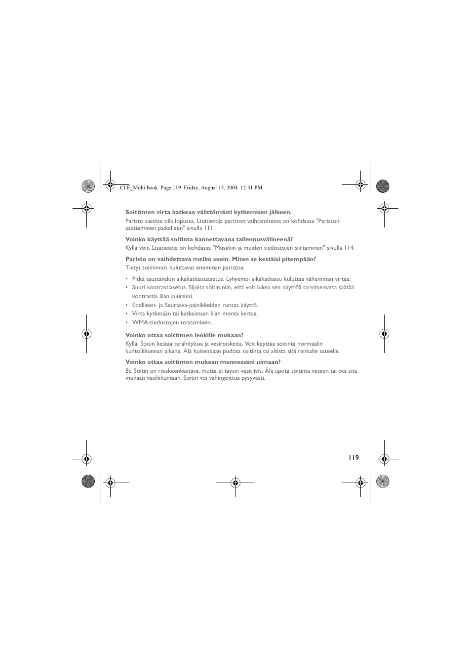 CREATIVE CLE User Manual | Page 119 / 157